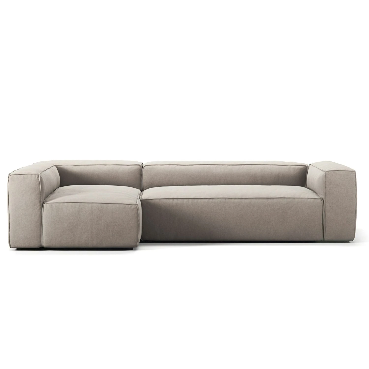 Grand 4-Sitzer-Sofa Liege Links, Sandshell Beige 1 Grand 4-Sitzer-Sofa Liege Links, Sandshell Beige
