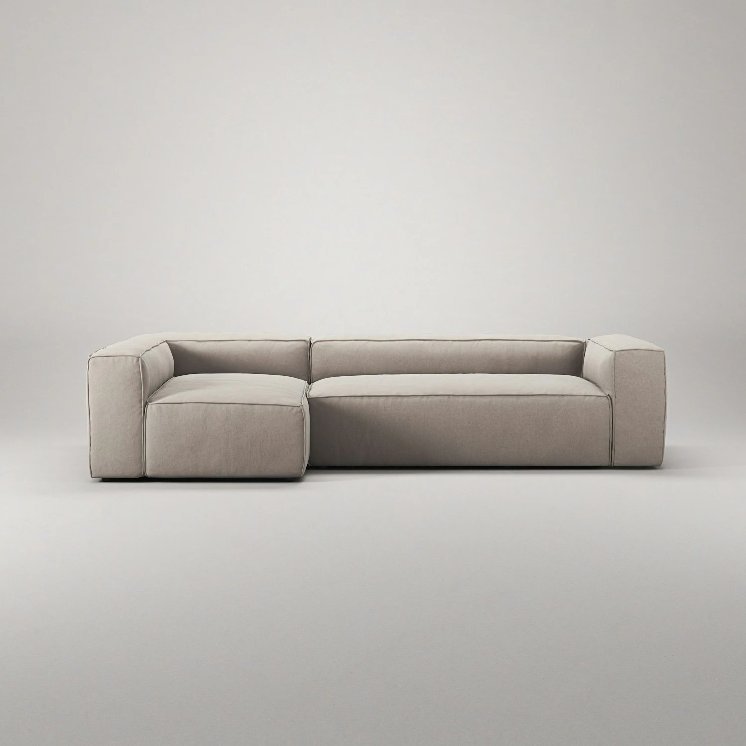 Grand 4-Sitzer-Sofa Liege Links, Sandshell Beige 2 Grand 4-Sitzer-Sofa Liege Links, Sandshell Beige – Bild 2