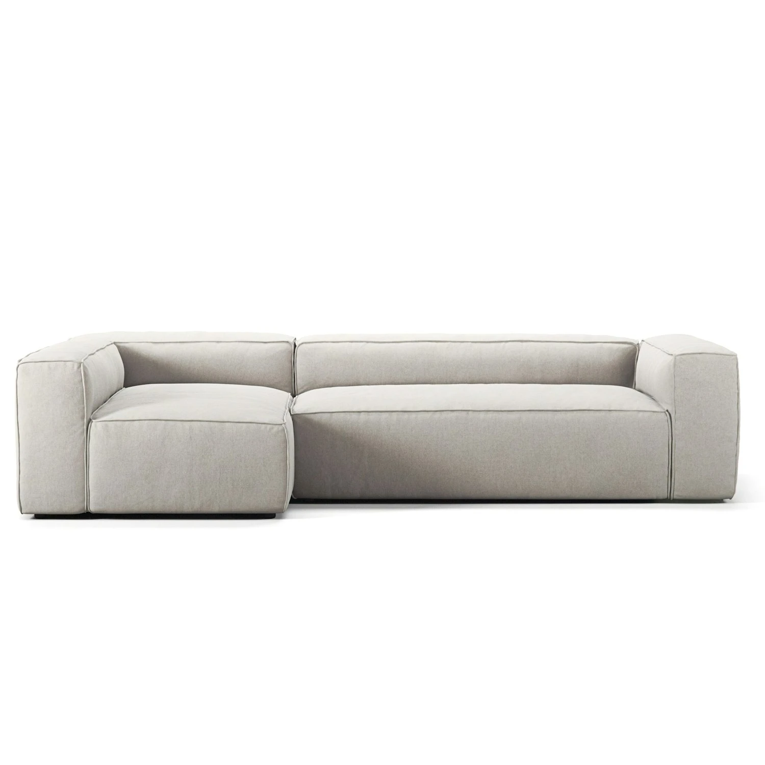 Grand 4-Sitzer-Sofa Liege Links, Moon White 1 Grand 4-Sitzer-Sofa Liege Links, Moon White