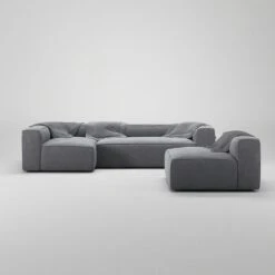 Grand 4-Sitzer-Sofa Liege Links Mit Sessel, Zinc Grey 8 Grand 4-Sitzer-Sofa Liege Links Mit Sessel, Zinc Grey -Gubi || Hay || &Tradition Verkäufe decotique grand 4 sitzer sofa liege links mit sessel 1