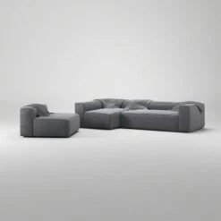Grand 4-Sitzer-Sofa Liege Links Mit Sessel, Zinc Grey 9 Grand 4-Sitzer-Sofa Liege Links Mit Sessel, Zinc Grey -Gubi || Hay || &Tradition Verkäufe decotique grand 4 sitzer sofa liege links mit sessel 2