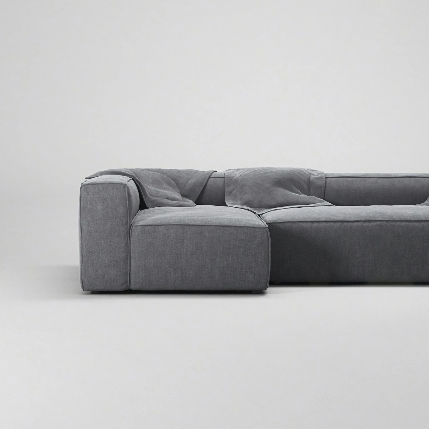 Grand 4-Sitzer-Sofa Liege Links Mit Sessel, Zinc Grey 6 Grand 4-Sitzer-Sofa Liege Links Mit Sessel, Zinc Grey – Bild 6