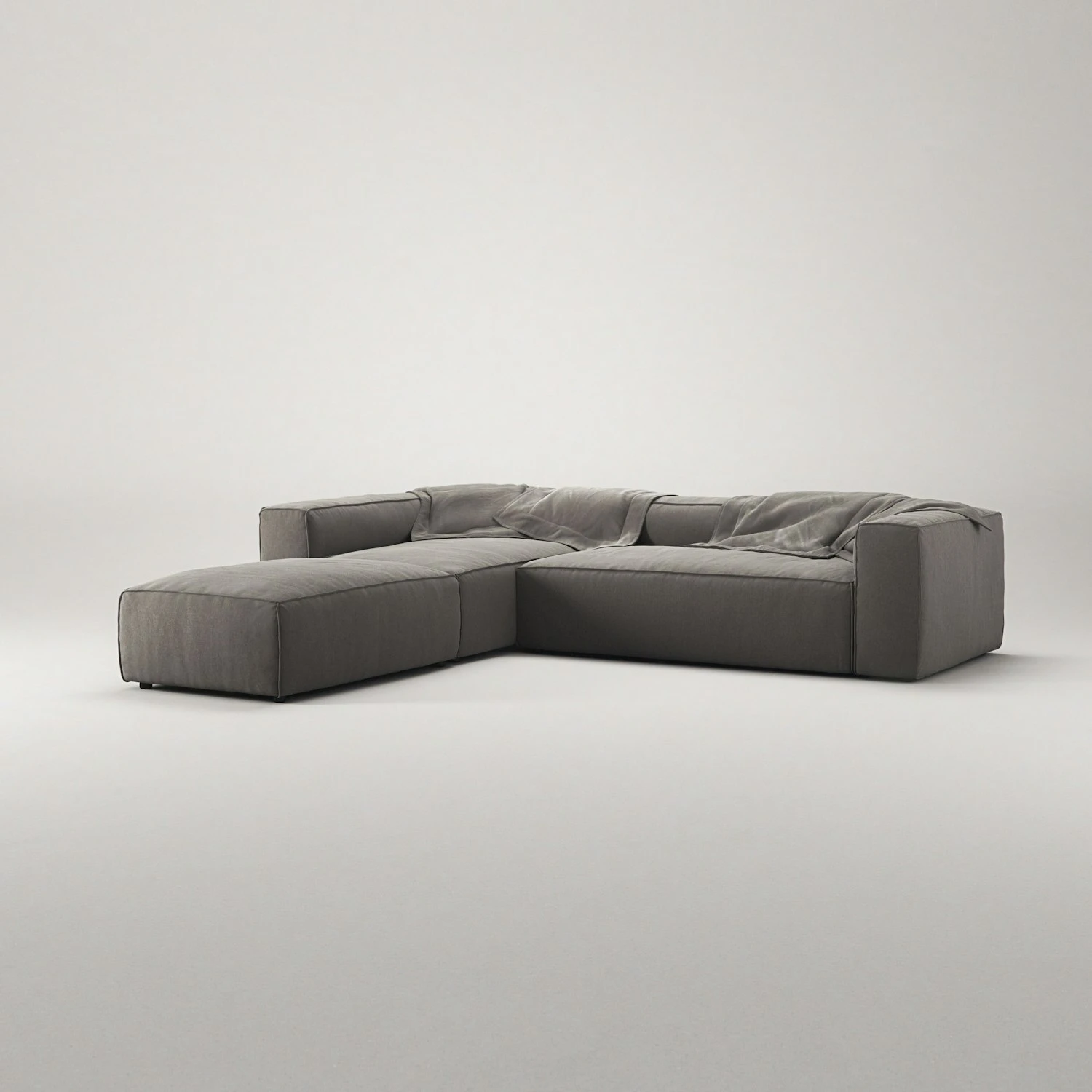 Grand 4-Sitzer-Sofa Liege Links Offenes Endstück Mit Fußhocker, Hunter Brown 5 Grand 4-Sitzer-Sofa Liege Links Offenes Endstück Mit Fußhocker, Hunter Brown – Bild 5