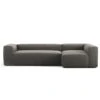 Grand 4-Sitzer-Sofa Liege Rechts, Hunter Brown