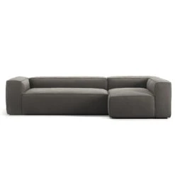 Grand 4-Sitzer-Sofa Liege Rechts, Hunter Brown