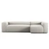 Grand 4-Sitzer-Sofa Liege Rechts, Moon White