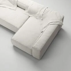 Grand 4-Sitzer-Sofa Liege Rechts, Moon White -Gubi || Hay || &Tradition Verkäufe decotique grand 4 sitzer sofa liege rechts 45