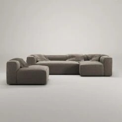 Grand 4-Sitzer-Sofa Liege Rechts Mit Sessel, Mole Brown -Gubi || Hay || &Tradition Verkäufe decotique grand 4 sitzer sofa liege rechts mit sessel 12