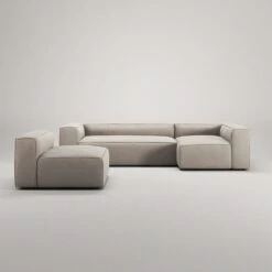 Grand 4-Sitzer-Sofa Liege Rechts Mit Sessel, Sandshell Beige -Gubi || Hay || &Tradition Verkäufe decotique grand 4 sitzer sofa liege rechts mit sessel 37