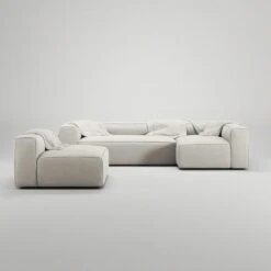 Grand 4-Sitzer-Sofa Liege Rechts Mit Sessel, Moon White 9 Grand 4-Sitzer-Sofa Liege Rechts Mit Sessel, Moon White -Gubi || Hay || &Tradition Verkäufe decotique grand 4 sitzer sofa liege rechts mit sessel 48