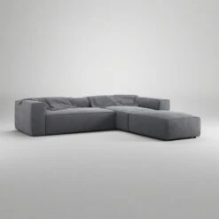 Grand 4-Sitzer-Sofa Liege Rechts Offenes Endstück, Zinc Grey -Gubi || Hay || &Tradition Verkäufe decotique grand 4 sitzer sofa liege rechts offenes endstuck 3