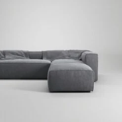 Grand 4-Sitzer-Sofa Liege Rechts Offenes Endstück, Zinc Grey -Gubi || Hay || &Tradition Verkäufe decotique grand 4 sitzer sofa liege rechts offenes endstuck 4