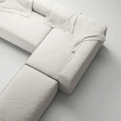 Grand 4-Sitzer-Sofa Liege Rechts Offenes Endstück, Moon White -Gubi || Hay || &Tradition Verkäufe decotique grand 4 sitzer sofa liege rechts offenes endstuck 45