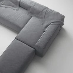 Grand 4-Sitzer-Sofa Liege Rechts Offenes Endstück, Zinc Grey -Gubi || Hay || &Tradition Verkäufe decotique grand 4 sitzer sofa liege rechts offenes endstuck 5