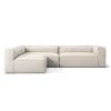 Grand 4-Sitzer-Sofa Offener Abschluss Wendbar Im Freien Nutzbar, Linen Chalk
