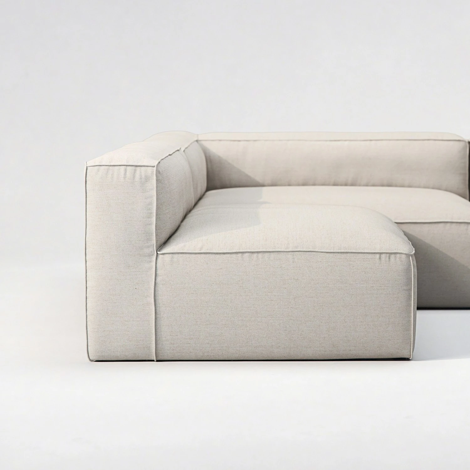 Grand 4-Sitzer-Sofa Offener Abschluss Wendbar Im Freien Nutzbar, Linen Chalk 4 Grand 4-Sitzer-Sofa Offener Abschluss Wendbar Im Freien Nutzbar, Linen Chalk – Bild 4