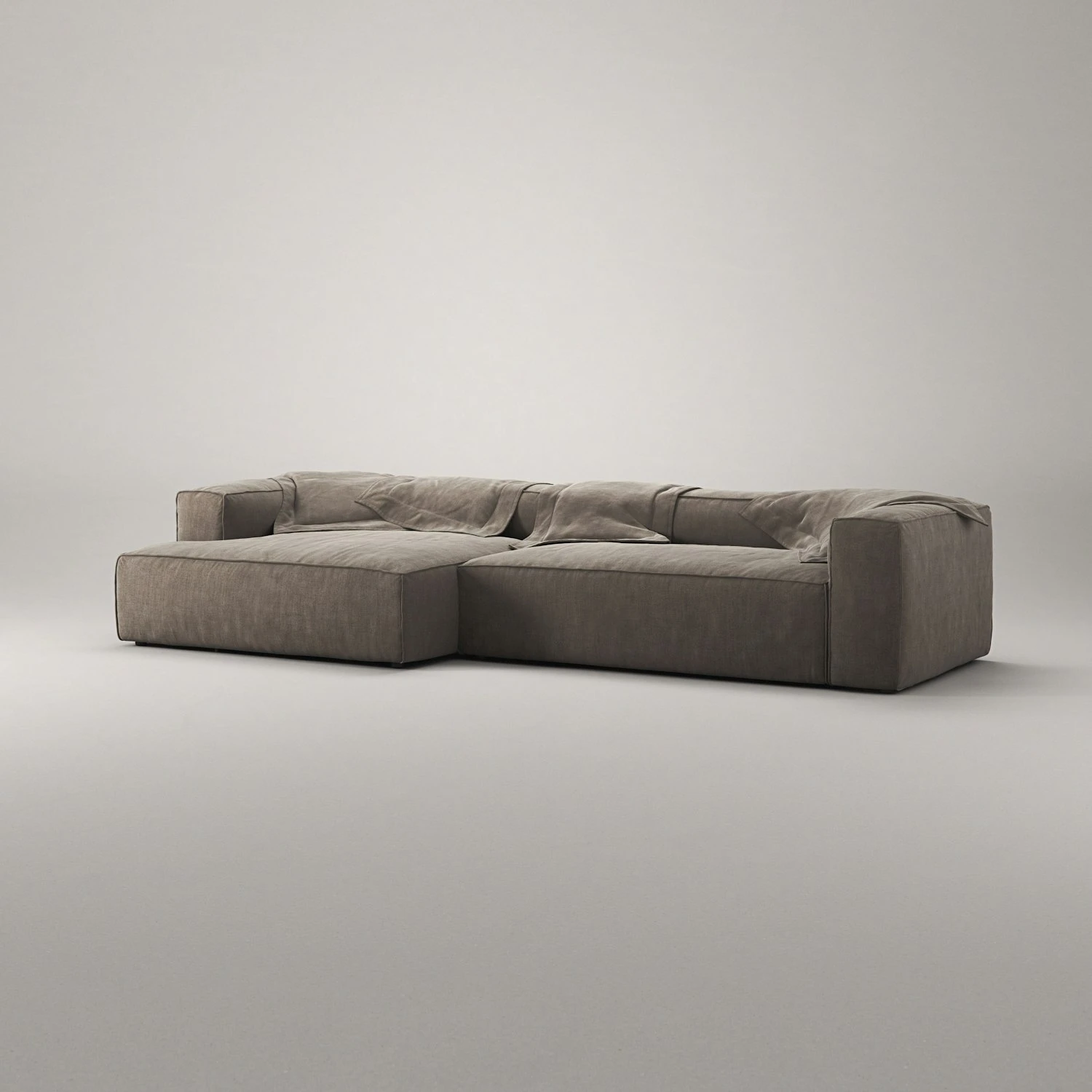 Grand 4-Sitzer-Sofa Sonnenliege Links, Mole Brown 4 Grand 4-Sitzer-Sofa Sonnenliege Links, Mole Brown – Bild 4