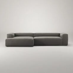 Grand 4-Sitzer-Sofa Sonnenliege Links, Hunter Brown -Gubi || Hay || &Tradition Verkäufe decotique grand 4 sitzer sofa sonnenliege links 17