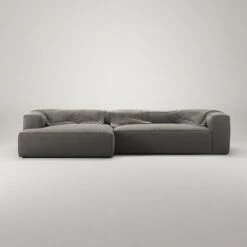 Grand 4-Sitzer-Sofa Sonnenliege Links, Hunter Brown -Gubi || Hay || &Tradition Verkäufe decotique grand 4 sitzer sofa sonnenliege links 18