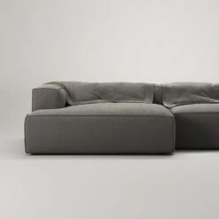 Grand 4-Sitzer-Sofa Sonnenliege Links, Hunter Brown -Gubi || Hay || &Tradition Verkäufe decotique grand 4 sitzer sofa sonnenliege links 20