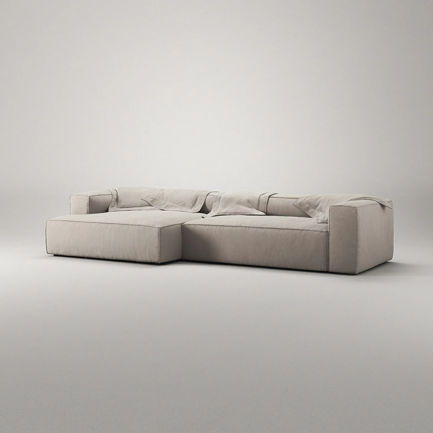 Grand 4-Sitzer-Sofa Sonnenliege Links, Sandshell Beige 4 Grand 4-Sitzer-Sofa Sonnenliege Links, Sandshell Beige – Bild 4