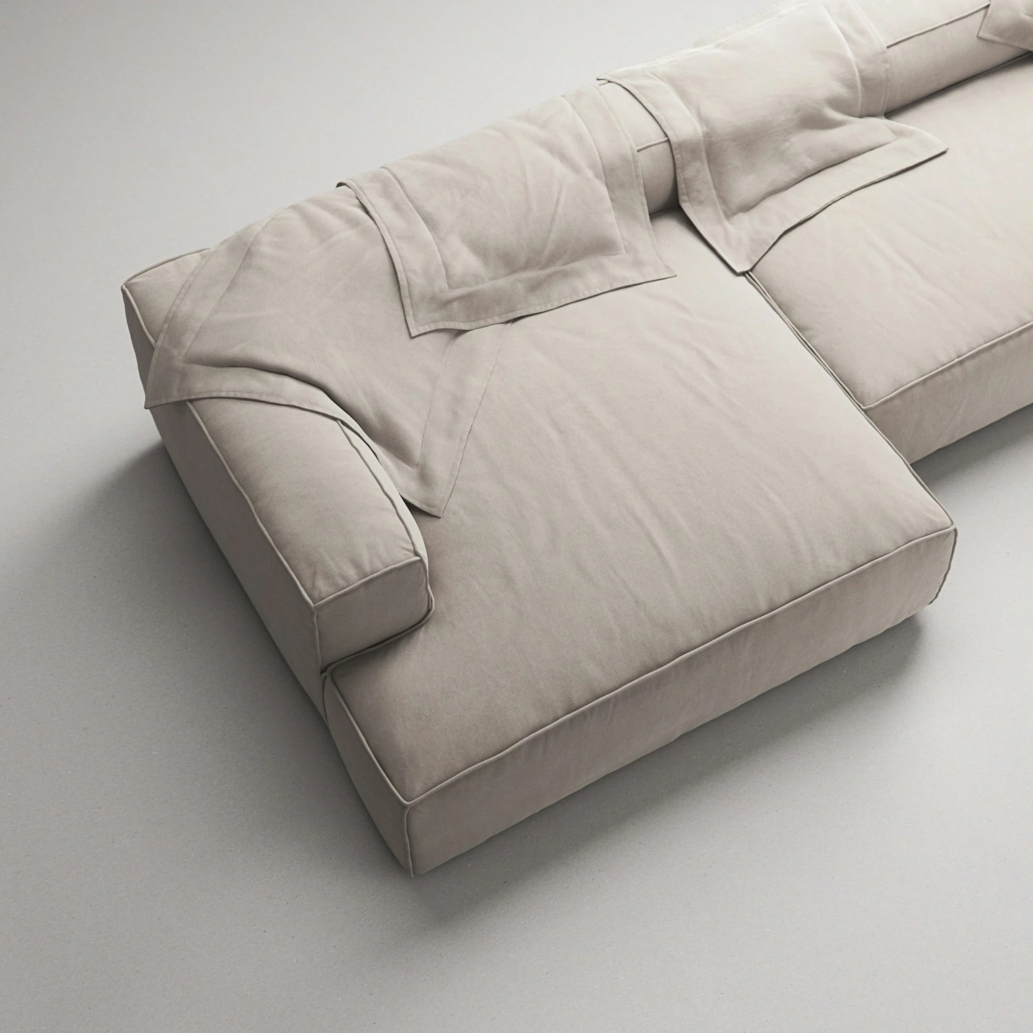 Grand 4-Sitzer-Sofa Sonnenliege Links, Sandshell Beige 6 Grand 4-Sitzer-Sofa Sonnenliege Links, Sandshell Beige – Bild 6