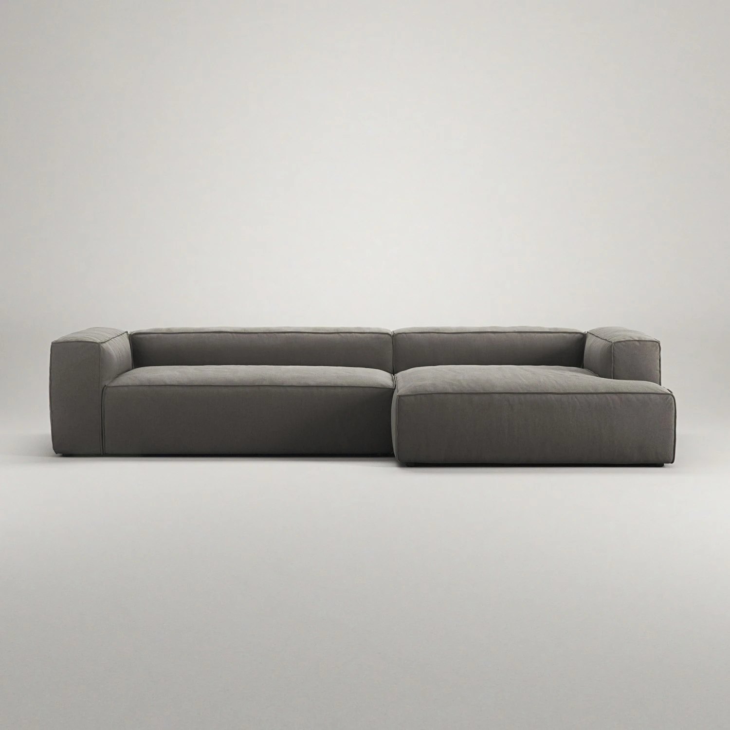 Grand 4-Sitzer-Sofa Sonnenliege Rechts, Hunter Brown 2 Grand 4-Sitzer-Sofa Sonnenliege Rechts, Hunter Brown – Bild 2