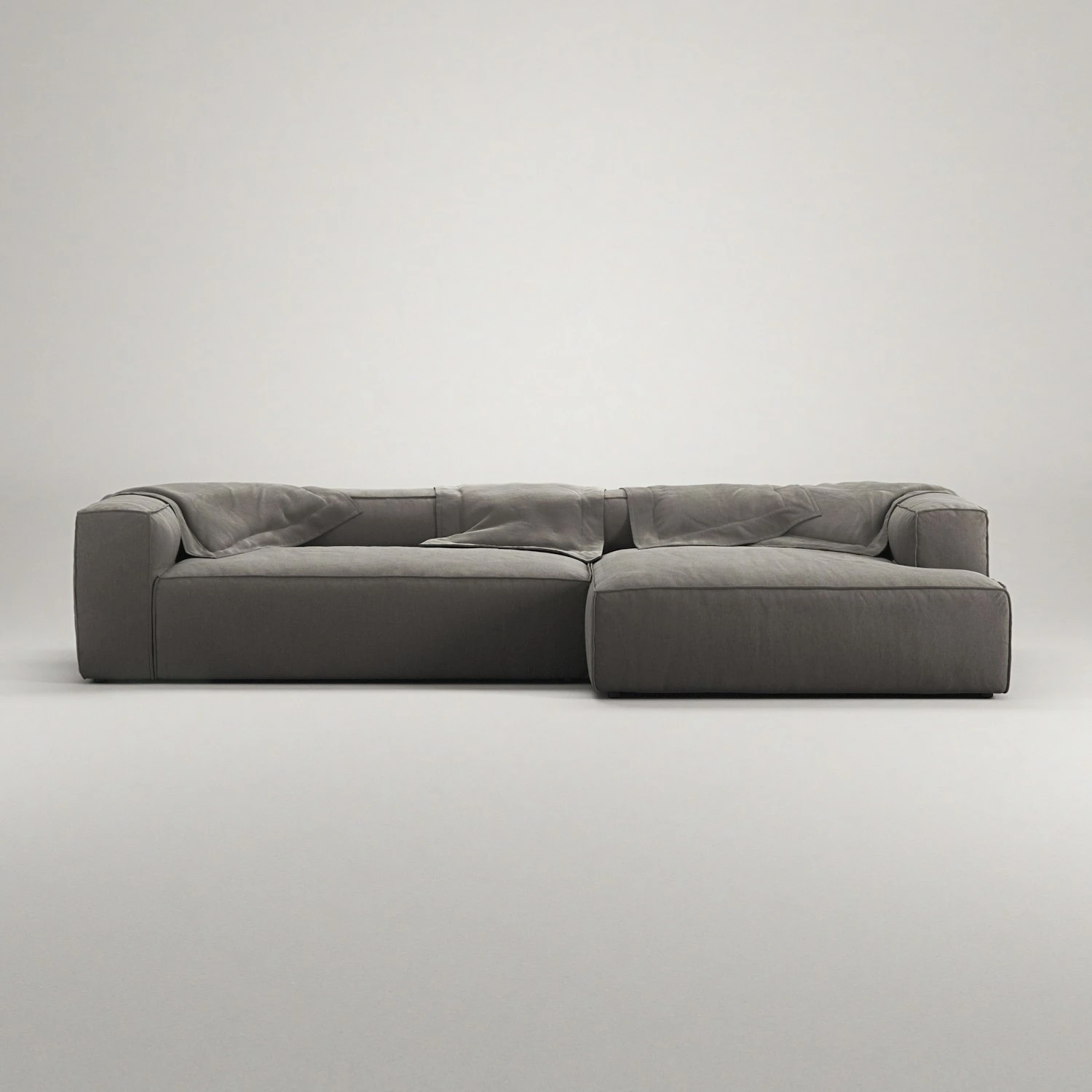 Grand 4-Sitzer-Sofa Sonnenliege Rechts, Hunter Brown 3 Grand 4-Sitzer-Sofa Sonnenliege Rechts, Hunter Brown – Bild 3