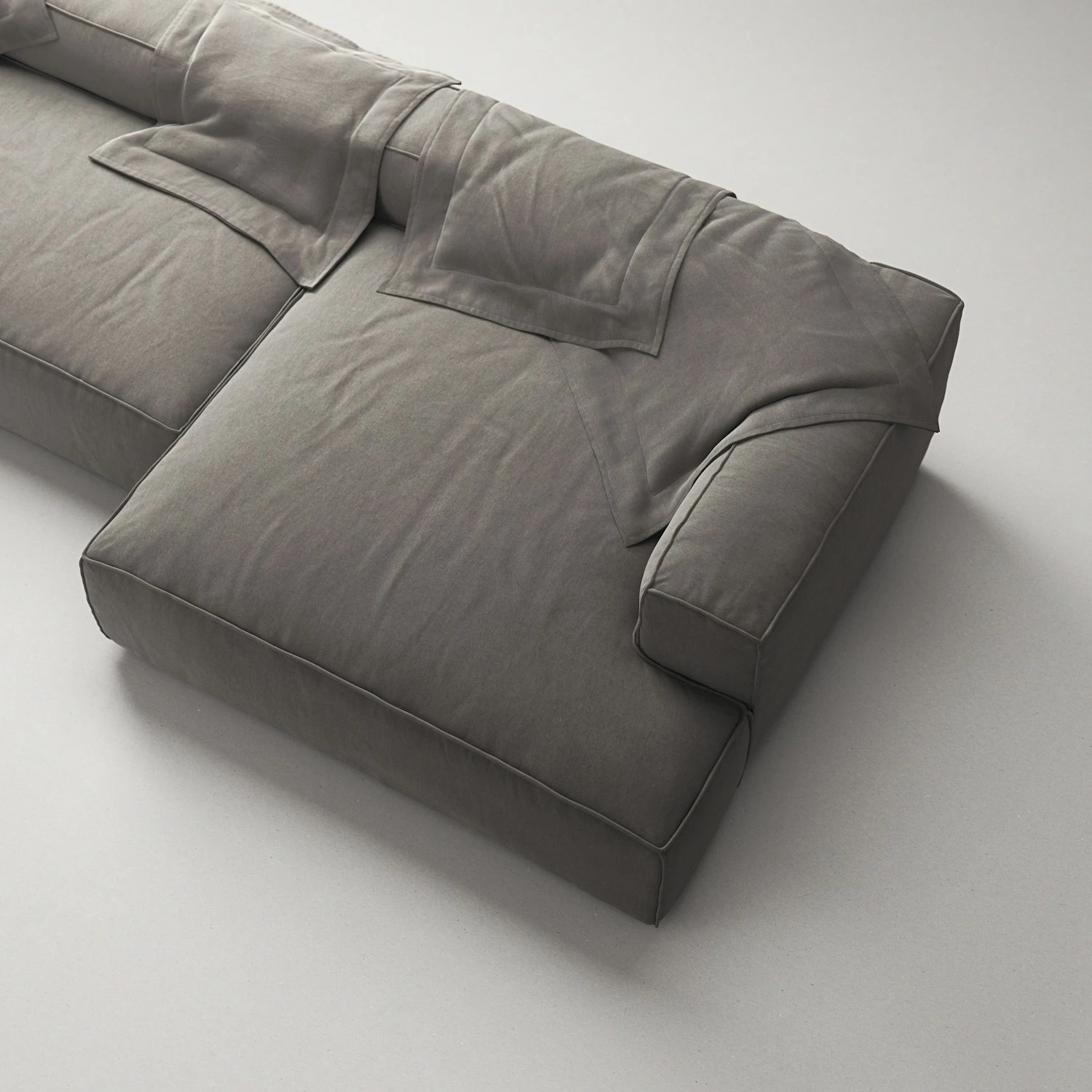 Grand 4-Sitzer-Sofa Sonnenliege Rechts, Hunter Brown 6 Grand 4-Sitzer-Sofa Sonnenliege Rechts, Hunter Brown – Bild 6