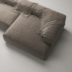 Grand Lounge Sofa 5-Seater Chaise Longue Right, Mole Brown -Gubi || Hay || &Tradition Verkäufe decotique grand 5 seater sofa chaise longue right 13