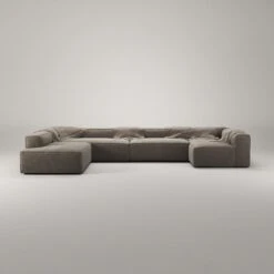 Grand 5 Seater Sofa, Open End Left Divan Right, Mole Brown -Gubi || Hay || &Tradition Verkäufe decotique grand 5 seater sofa divan left 10