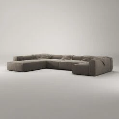 Grand 5 Seater Sofa, Open End Left Divan Right, Mole Brown -Gubi || Hay || &Tradition Verkäufe decotique grand 5 seater sofa divan left 11