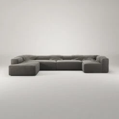 Grand 5 Seater Sofa, Open End Left Divan Right, Hunter Brown -Gubi || Hay || &Tradition Verkäufe decotique grand 5 seater sofa divan left 18