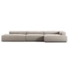 Grand 5 Seater Sofa Open End Left, Sandshell Beige