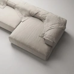 Grand 5 Seater Sofa Open End Left, Sandshell Beige -Gubi || Hay || &Tradition Verkäufe decotique grand 5 seater sofa open end left 29