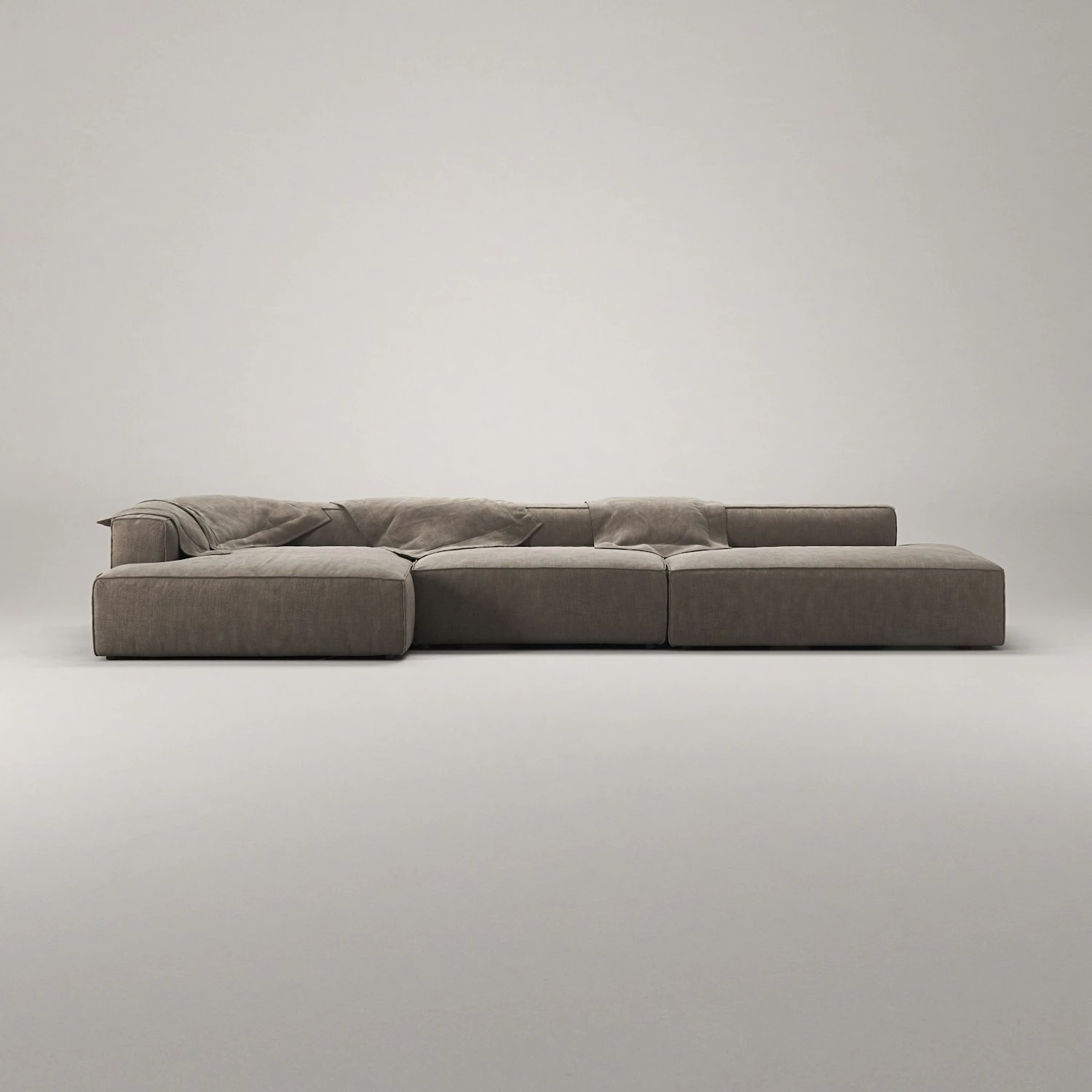 Grand 5 Seater Sofa Open End Right, Mole Brown 3 Grand 5 Seater Sofa Open End Right, Mole Brown – Bild 3