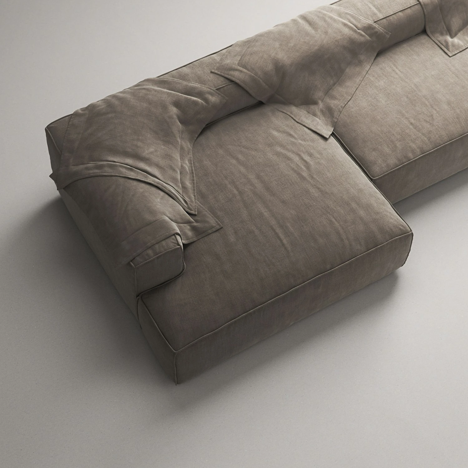 Grand 5 Seater Sofa Open End Right, Mole Brown 6 Grand 5 Seater Sofa Open End Right, Mole Brown – Bild 6