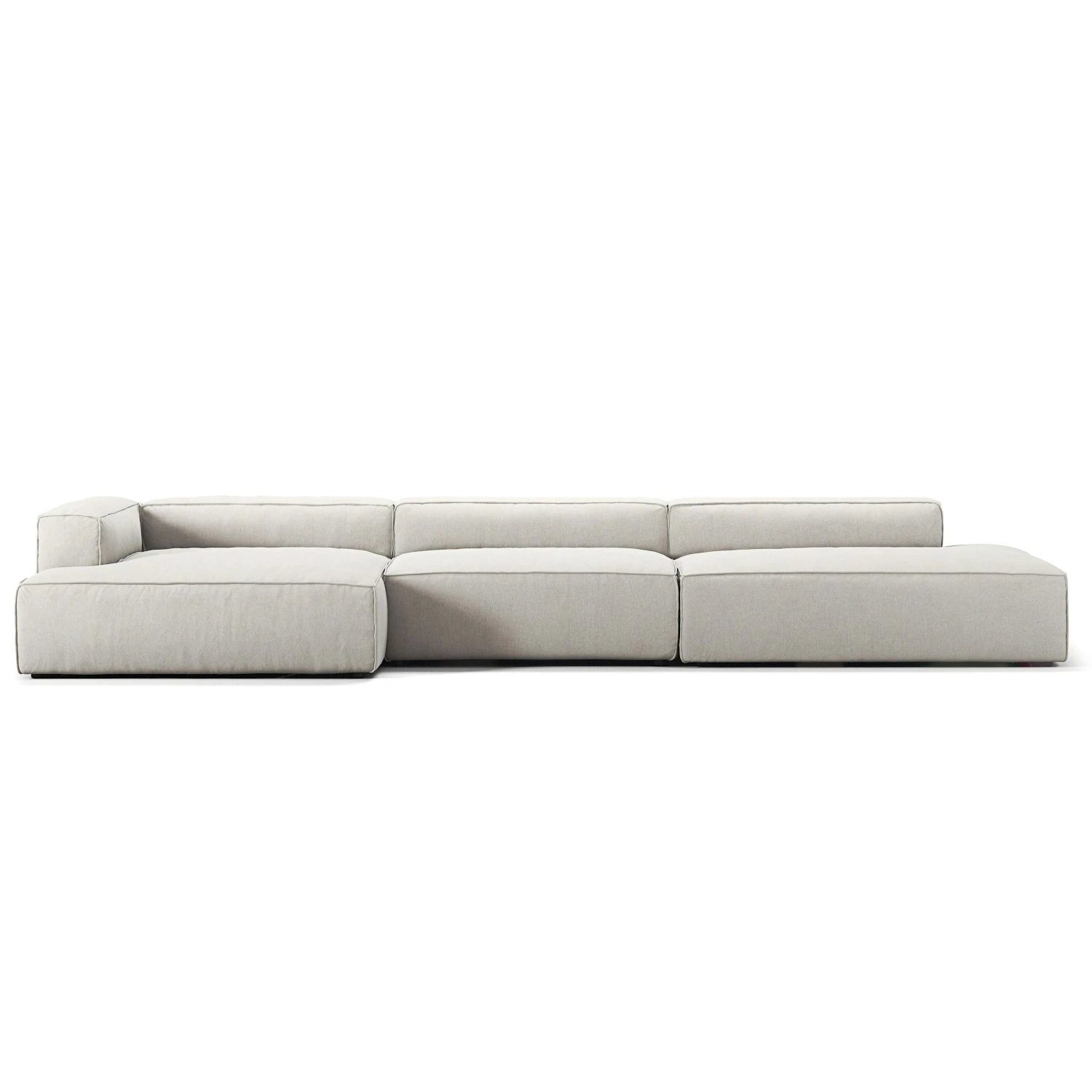 Grand 5 Seater Sofa Open End Right, Moon White 1 Grand 5 Seater Sofa Open End Right, Moon White