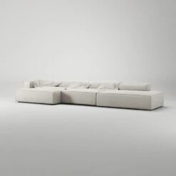 Grand 5 Seater Sofa Open End Right, Moon White 9 Grand 5 Seater Sofa Open End Right, Moon White -Gubi || Hay || &Tradition Verkäufe decotique grand 5 seater sofa open end right 35