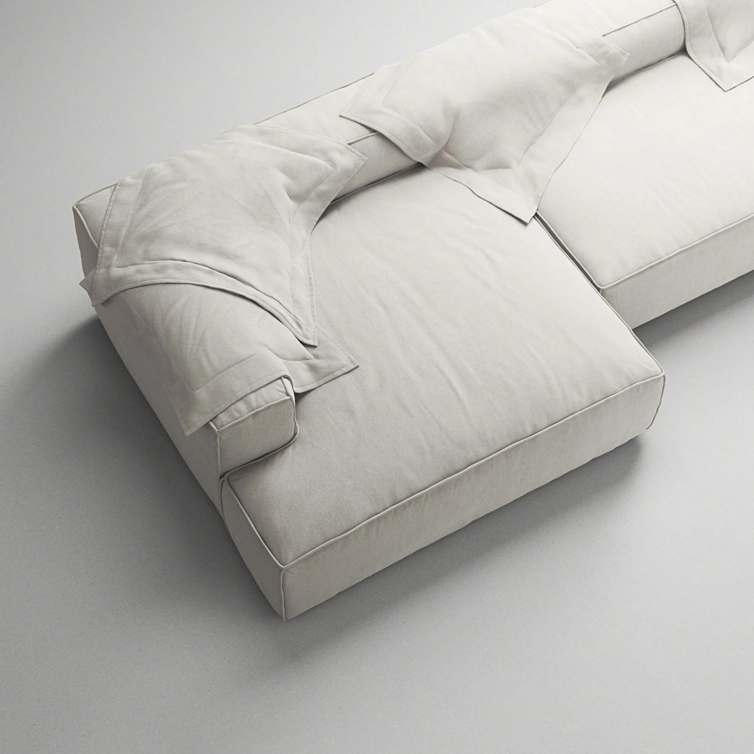 Grand 5 Seater Sofa Open End Right, Moon White 6 Grand 5 Seater Sofa Open End Right, Moon White – Bild 6