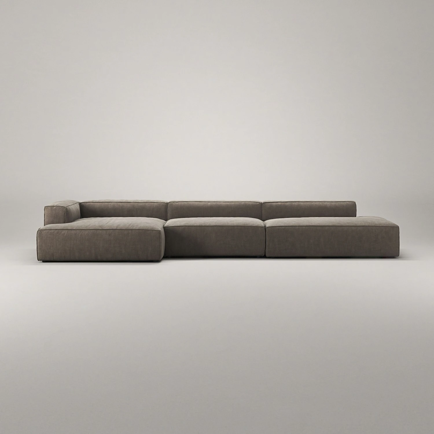 Grand 5 Seater Sofa Open End Right, Mole Brown 2 Grand 5 Seater Sofa Open End Right, Mole Brown – Bild 2