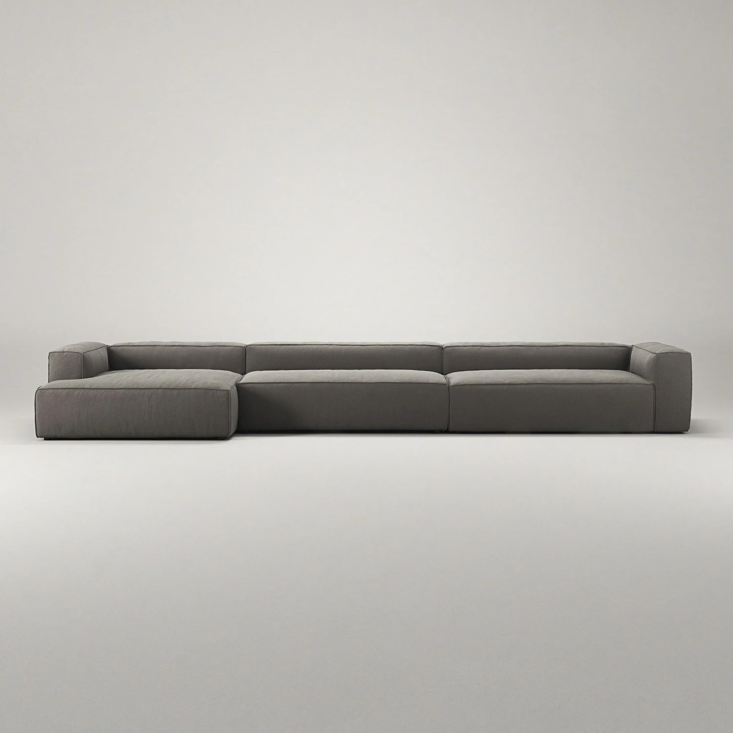 Grand 7 Seater Sofa Chaise Longue Left, Hunter Brown 2 Grand 7 Seater Sofa Chaise Longue Left, Hunter Brown – Bild 2