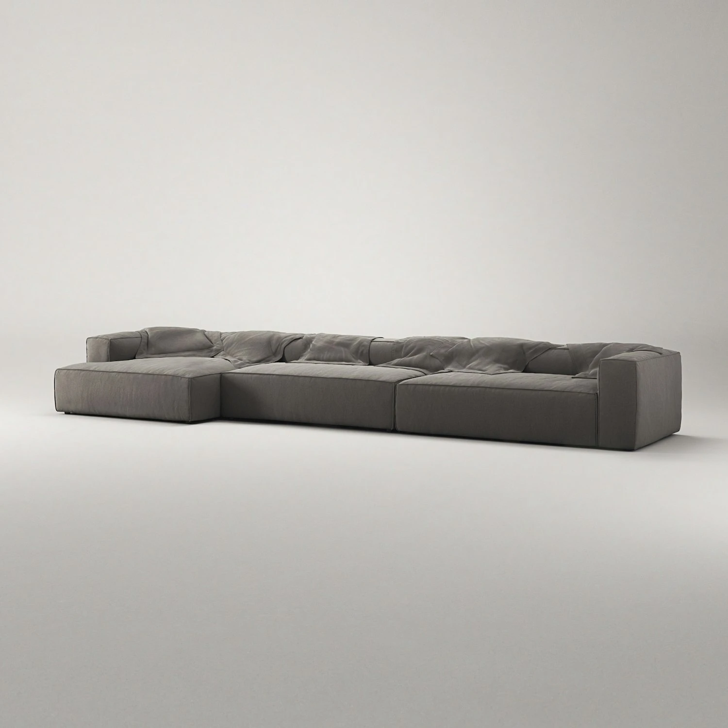 Grand 7 Seater Sofa Chaise Longue Left, Hunter Brown 4 Grand 7 Seater Sofa Chaise Longue Left, Hunter Brown – Bild 4