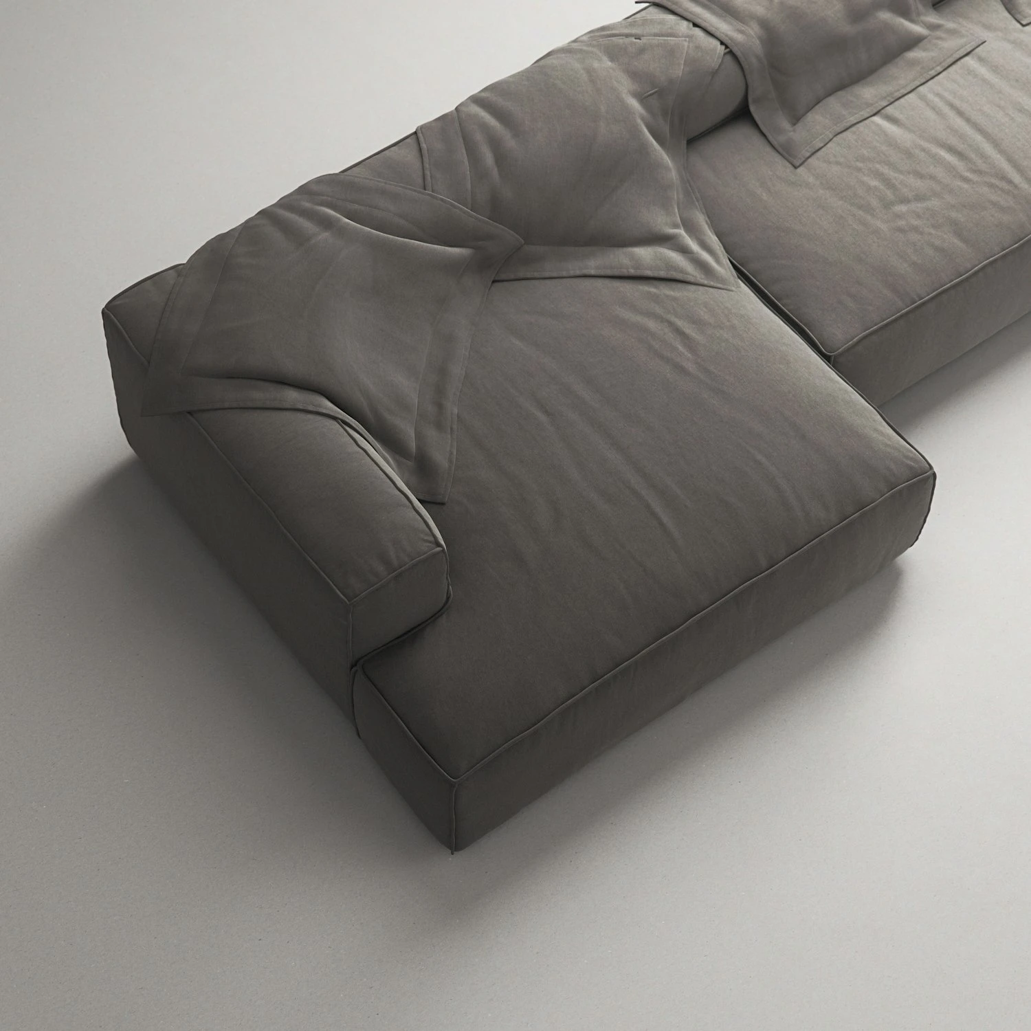 Grand 7 Seater Sofa Chaise Longue Left, Hunter Brown 6 Grand 7 Seater Sofa Chaise Longue Left, Hunter Brown – Bild 6