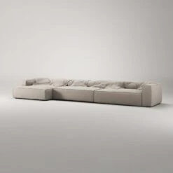 Grand 7 Seater Sofa Chaise Longue Left, Sandshell Beige -Gubi || Hay || &Tradition Verkäufe decotique grand 7 seater sofa chaise longue left 30