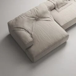 Grand 7 Seater Sofa Chaise Longue Left, Sandshell Beige -Gubi || Hay || &Tradition Verkäufe decotique grand 7 seater sofa chaise longue left 32