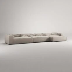 Grand 7 Seater Sofa Chaise Longue Right, Sandshell Beige -Gubi || Hay || &Tradition Verkäufe decotique grand 7 seater sofa chaise longue right 30