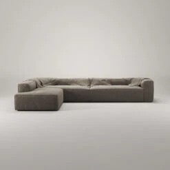 Grand Corner Sofa 5-Seater Open End Left, Mole Brown -Gubi || Hay || &Tradition Verkäufe decotique grand corner sofa 5 seater open end left 10