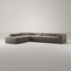 Grand Corner Sofa 5-Seater Open End Left, Mole Brown -Gubi || Hay || &Tradition Verkäufe decotique grand corner sofa 5 seater open end left 11