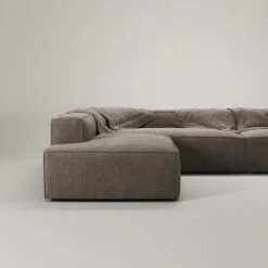 Grand Corner Sofa 5-Seater Open End Left, Mole Brown -Gubi || Hay || &Tradition Verkäufe decotique grand corner sofa 5 seater open end left 12